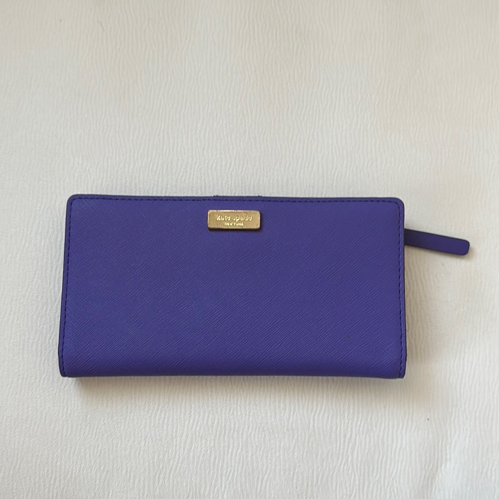 Kate Spade purple slim wallet